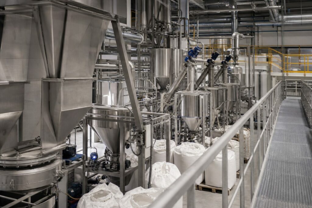 Industrielle Bisphenoldosierung zur Formulierung von Epoxidharz