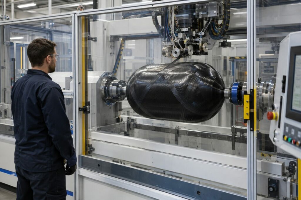 Inspection des fibres — contrôle qualité de l’enroulement filamentaire carbone