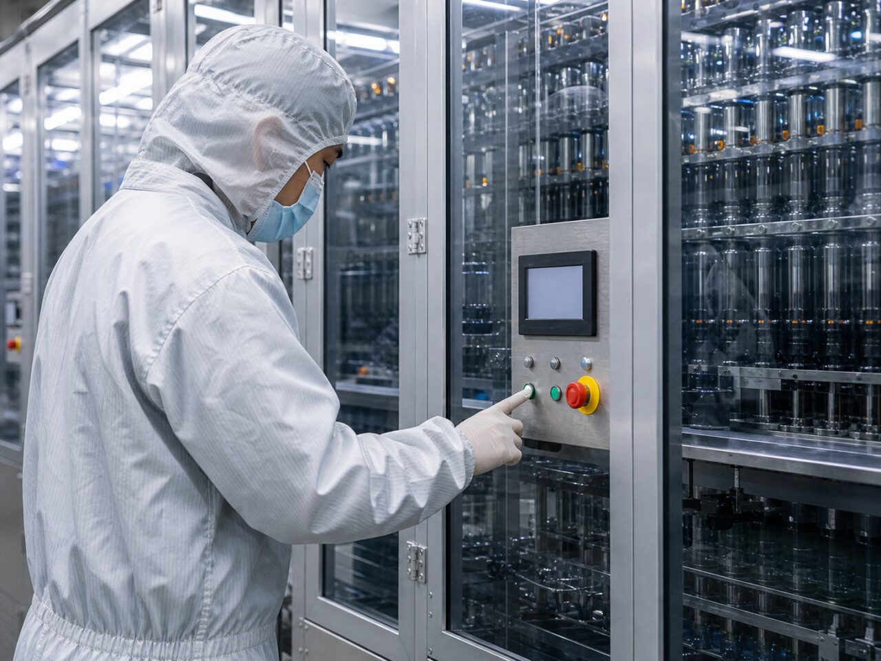 cellules cylindriques et équipements d’une usine de batteries — Production électrochimique
