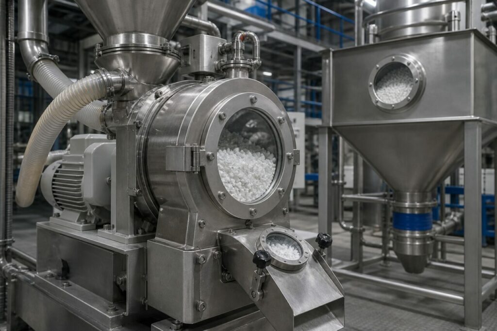 Granulazione e classificazione della resina PTFE in polvere