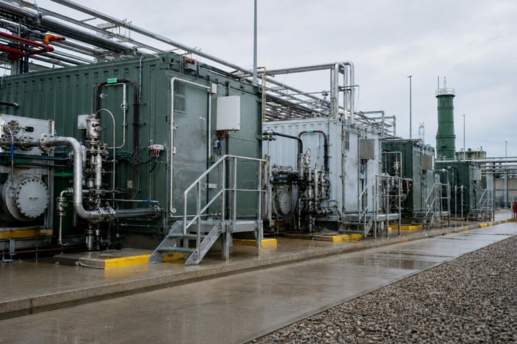 Collecteurs d’électrolyse — vannes et raccordements des modules