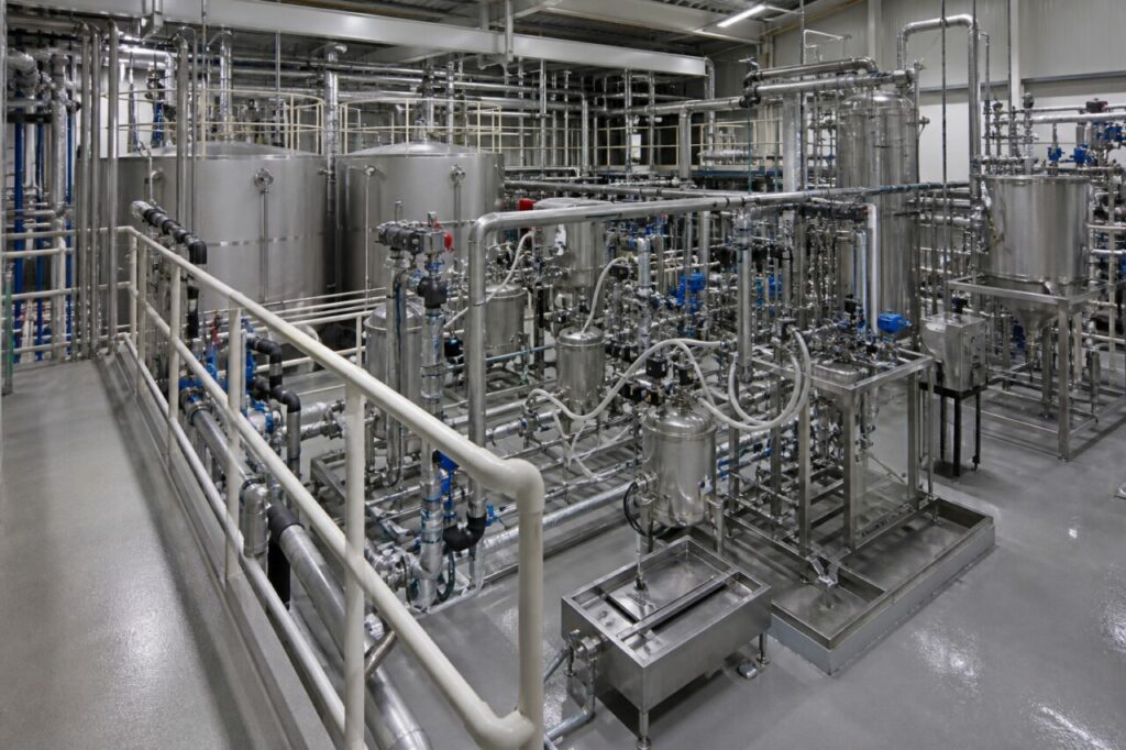 Preparazione industriale dei monomeri del fluoropolimero PTFE