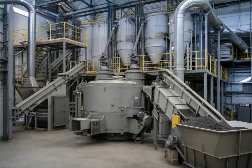 Voorbereiding van de boorcarbide- en koolstoflading