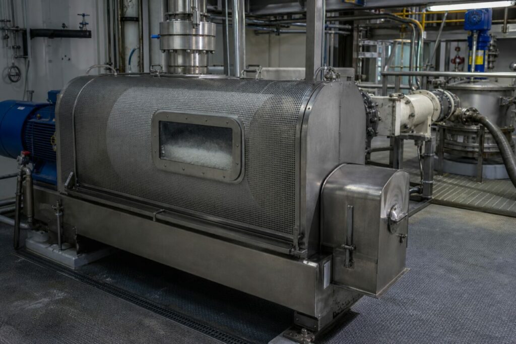 Machine cylindrique carénée et regard blanc