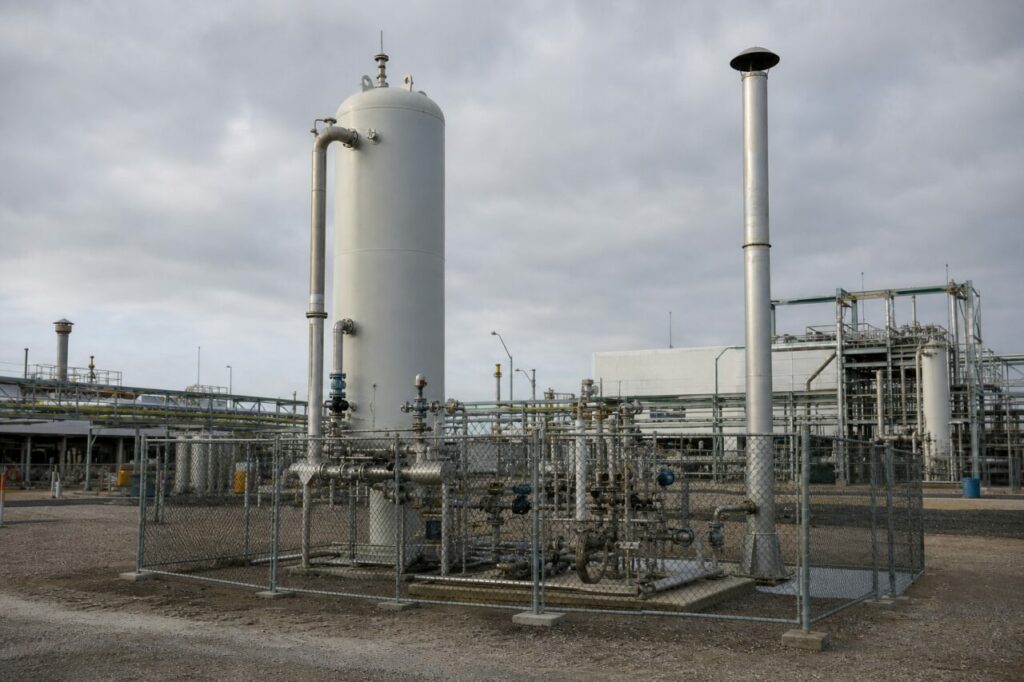 Séparateur d’oxygène raccordé à l’évent de sécurité