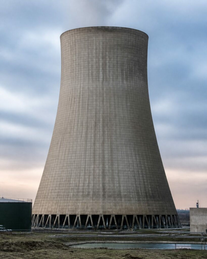 Randkolommen voeren lucht rondom de schaalbasis