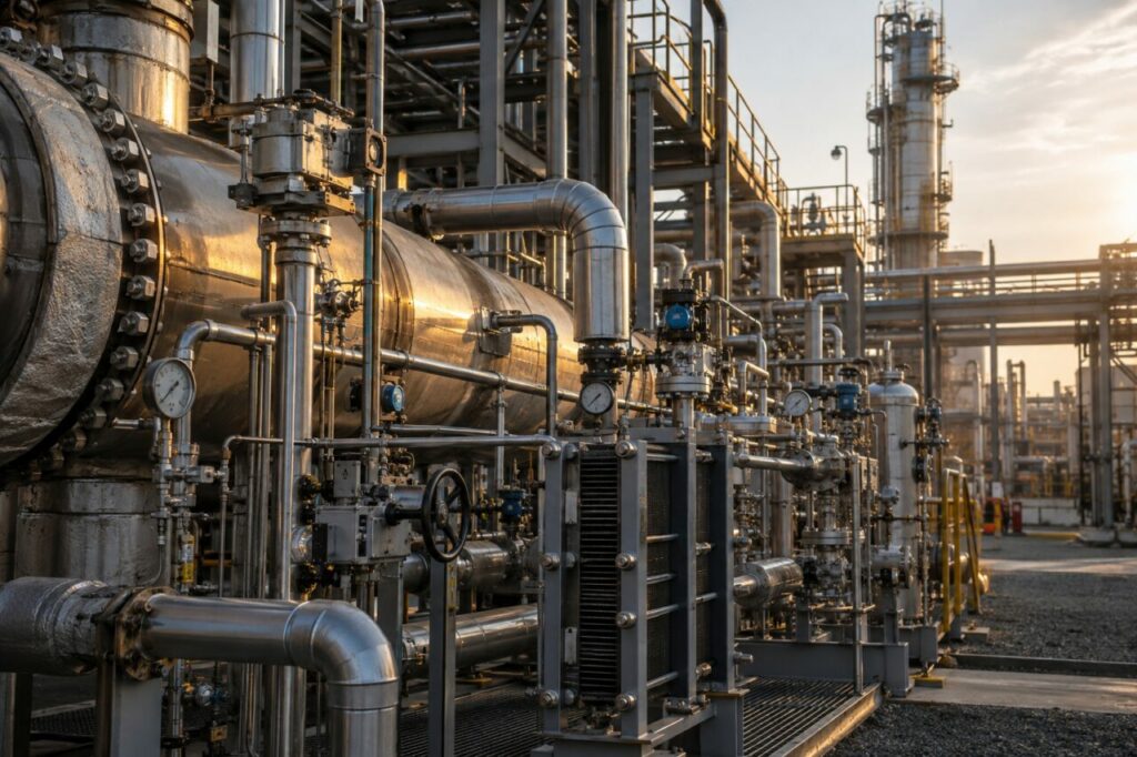 Échangeurs du craquage d’ammoniac — purification d’hydrogène sur plateforme